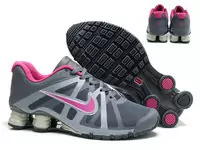 shox turbo+ 13 nike hommes chaussures pas cher gray pink